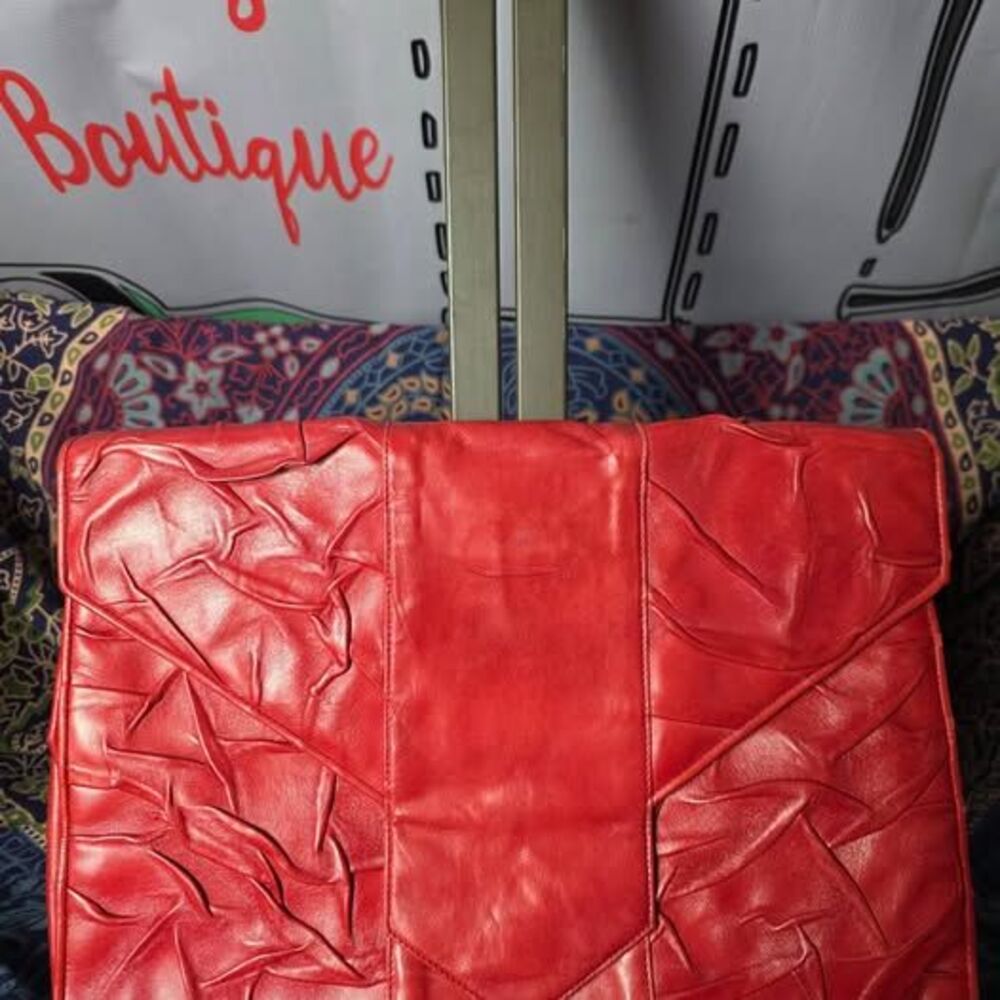 Vintage 80's-early 90's Genuine Leather Clutch